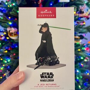 NIB, Hallmark, Keepsake Star Wars Mandalorian Action Figure